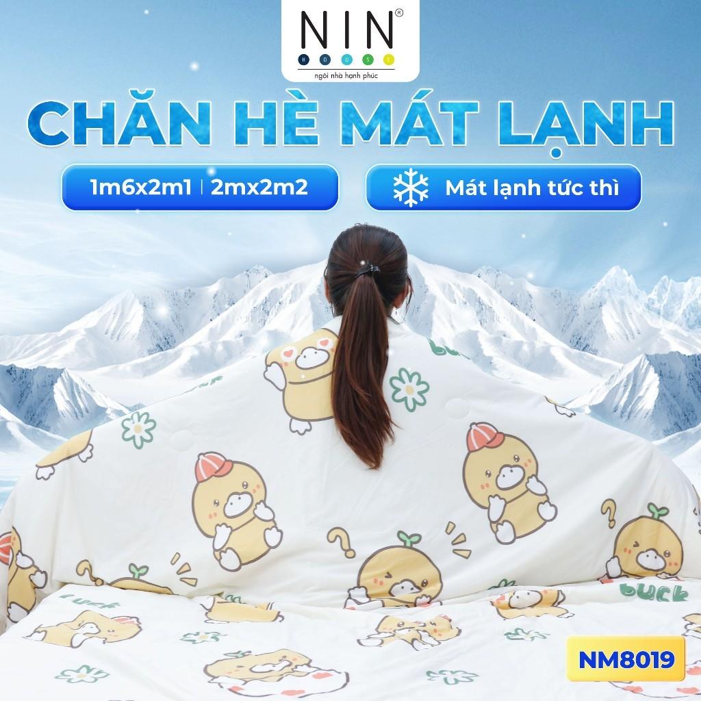 [CHĂN HÈ MÁT LẠNH] Mền lạnh I Cool Advance NIN House NM8030 2mx2m2 | Chăn chần Ice Silk, Chăn điều hoà nhiều độ