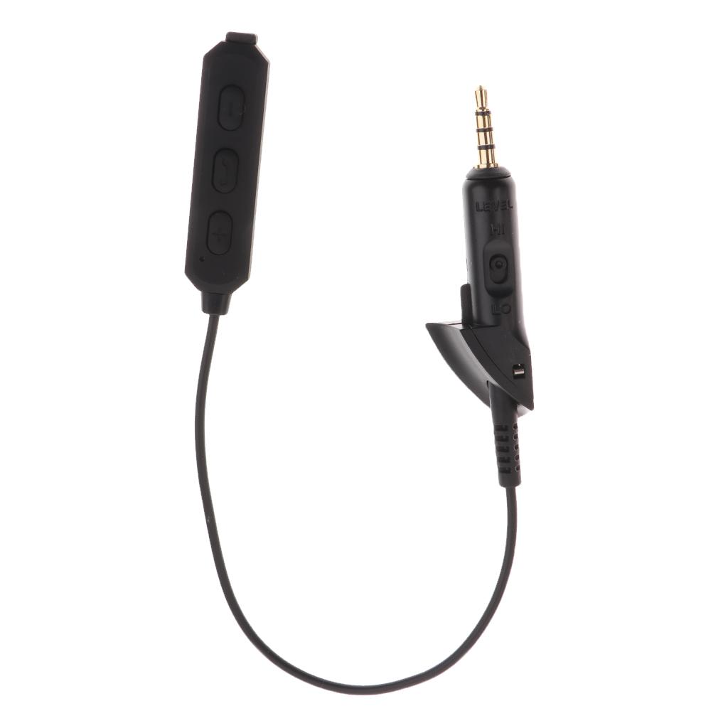 Bluetooth Wireless Adapter Converter + Micro USB Cable for Bose QC2 QC15 QuietComfort Earphones Headphones Black