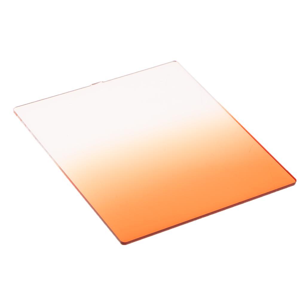 Square Gradual Neutral Density Filters for Photography Gradient Orange