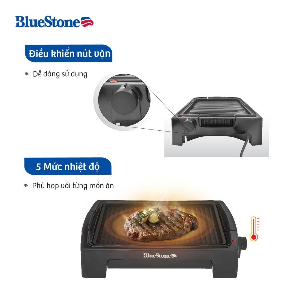 Bếp Nướng Điện BlueStone EGB-7418, 1500W - Phủ Ceramic Chống Dính, Có Hứng Dầu, Hàng Chính Hãng