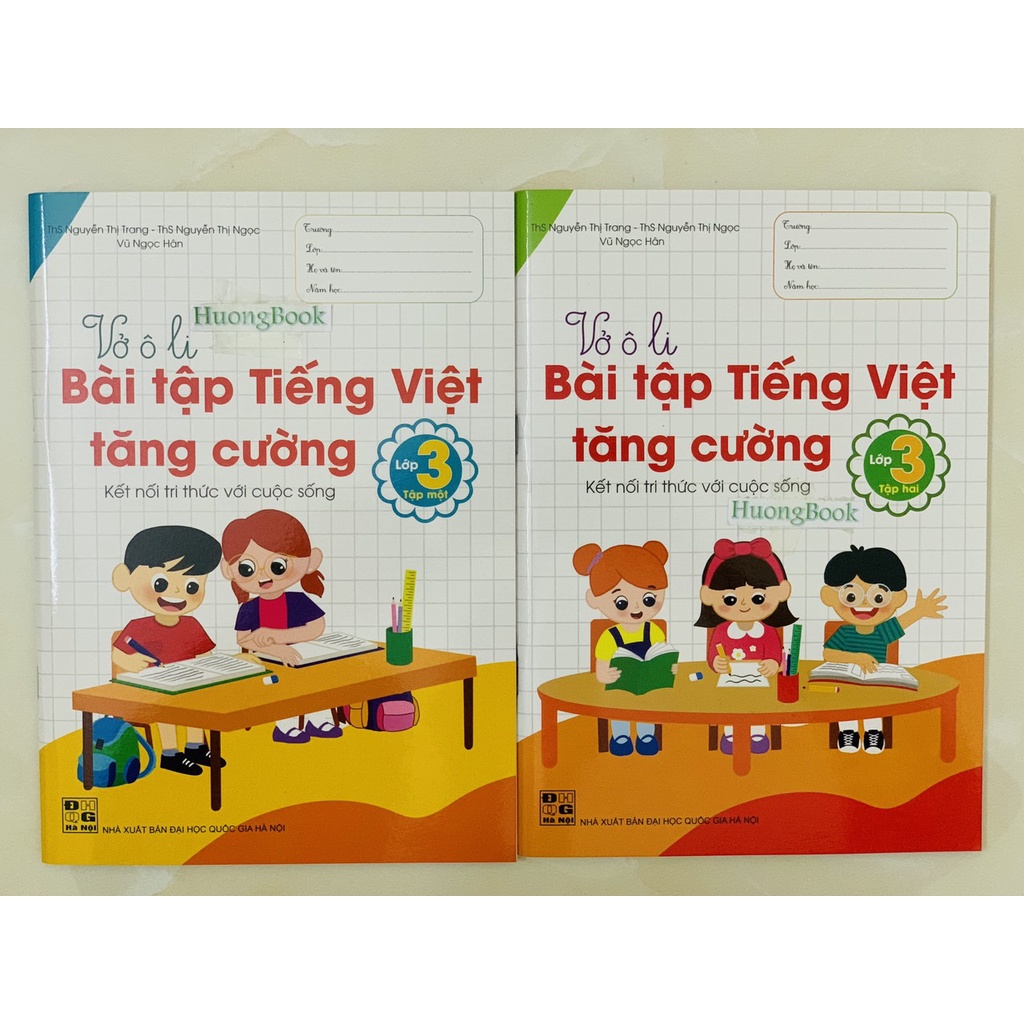 Sách - Vở Ô li Bài Tập Tiếng Việt Tăng Cường lớp 3 - tập 1