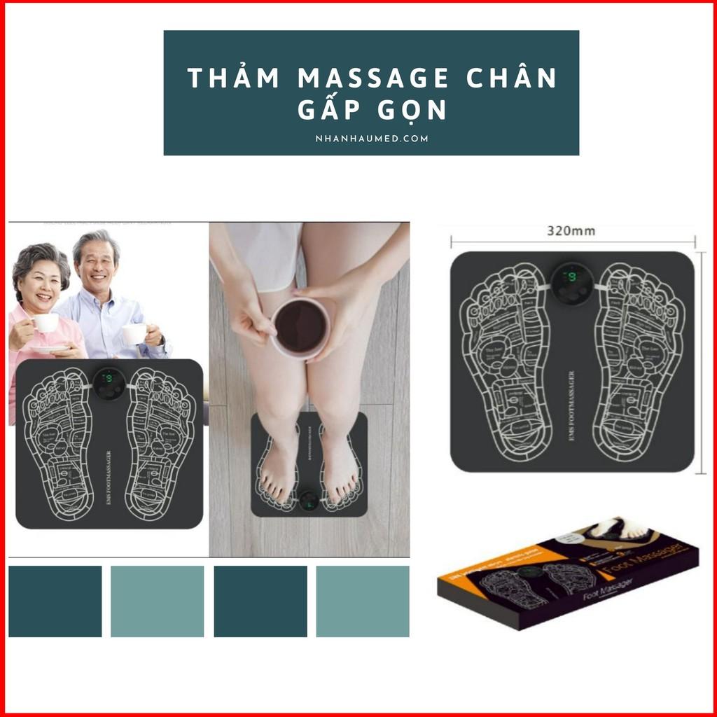 Thảm Massage Chân, Máy Massage Chân Giúp Massage Thư Giãn, Trị Liệu Nhứt Mỏi Chân, Thon Gọn Bắp Chân Công Nghệ Xung Điện