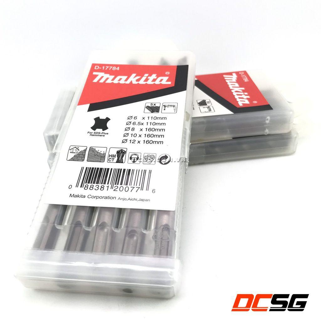 Bộ mũi khoan bê tông SDS-plus 6.0-12mm Makita D-17784 | DCSG