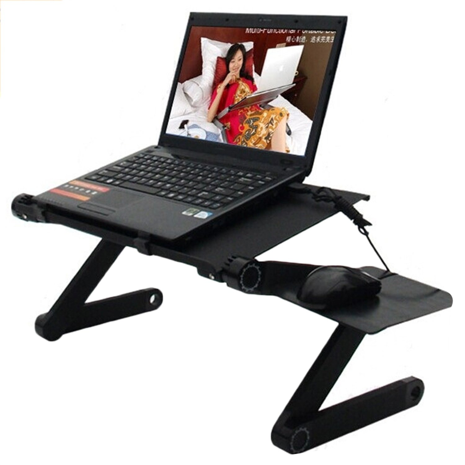 Giá đỡ thông minh 360° Foldable Laptop Desk màu đen