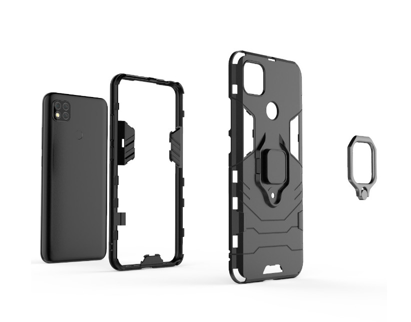 Ốp lưng chống sốc kèm iring cho Xiaomi Redmi 9C