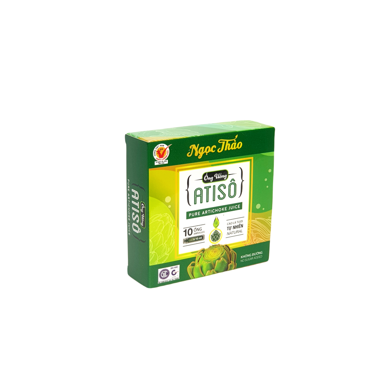 Hộp Cao Atiso uống liền Ngọc Thảo | 10 ống 10ml