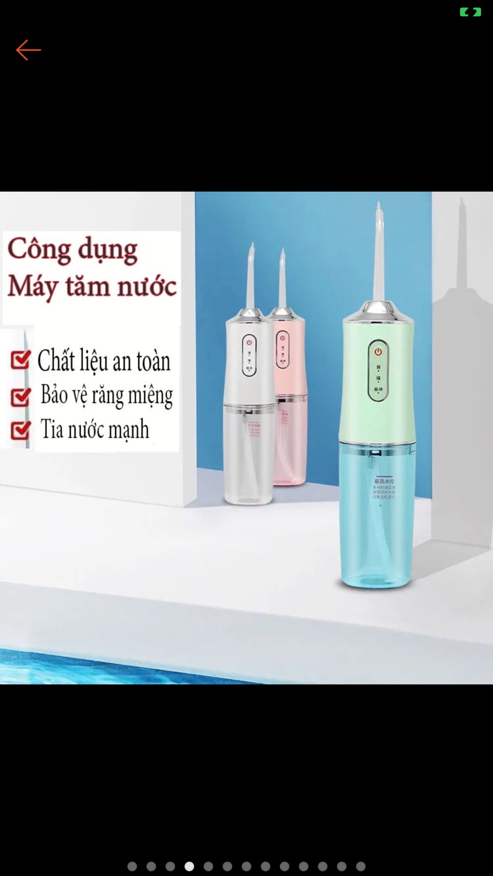 Máy tăm nước quốc tế Oral irigator công nghệ cao cấp ,chất liệu an toàn bảo vệ răng miệng không sâu răng