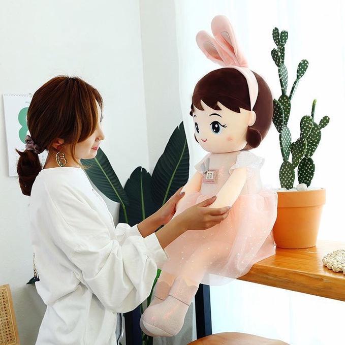 Búp bê tai thỏ , quà tặng cho bé size 60-80-1m
