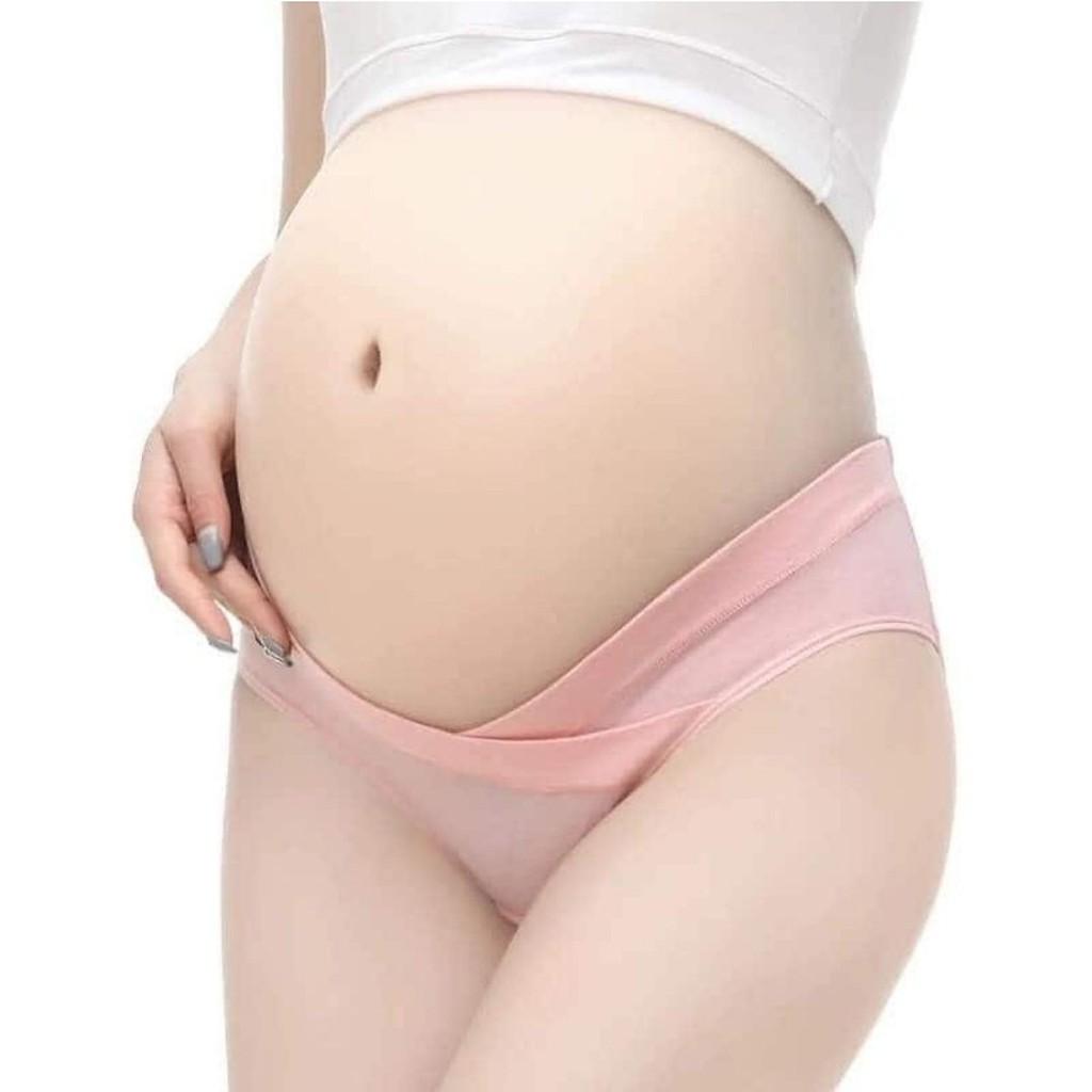 Bộ 5 Quần Lót Cotton Cho Bà Bầu Mềm Mịn