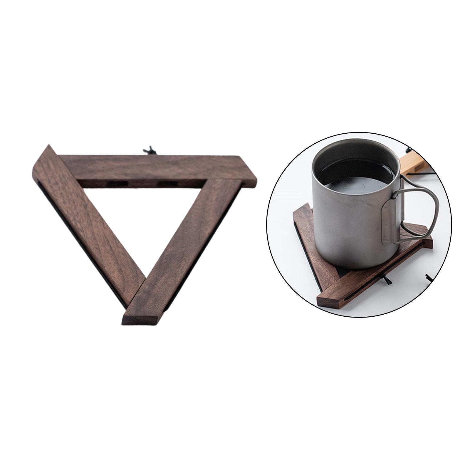 Wood Coasters Kitchen Accessories Storage Organizer for Freezer Coffee Shop