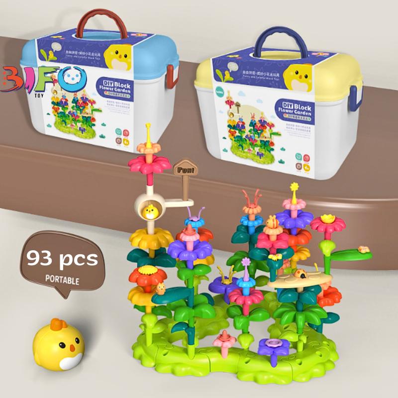 Đồ chơi giáo cụ Montessori xếp hình vườn hoa thông minh,đồ chơi lắp ráp, ghép hình trí tuệ cho trẻ em 1 2 3 4 5 tuổi