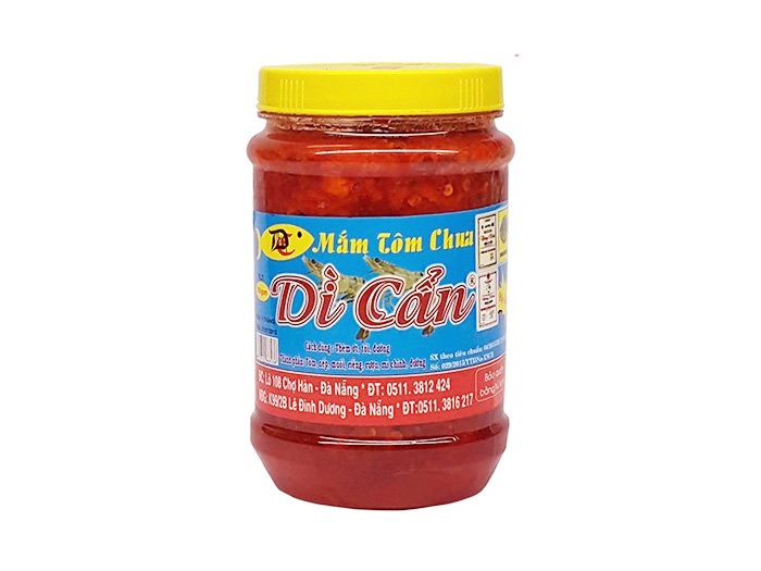 Mắm tôm chua Dì Cẩn 500g loại Đặc Biệt Đặc Sản Đà Nẵng, mắm sạch, không phụ gia chất bảo quản
