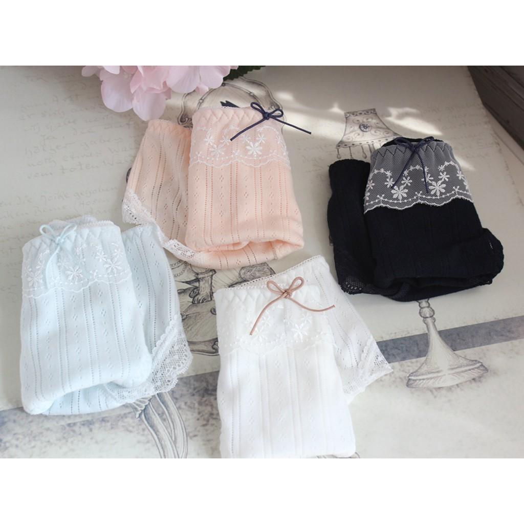 Quần Lót cotton Phối Ren Xuất Đông Âu Hàng Loại Đẹp.