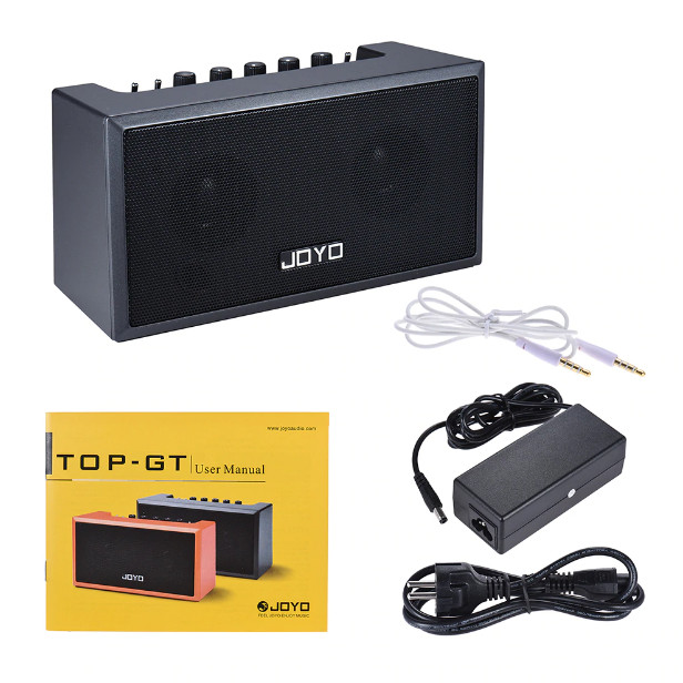 JOYO TOP-GT - Amplifier guitar mini đa năng kết nối bluetooth 4.0 có app smartphone (Gồm loa, nguồn, dây cáp 3.5mm, sách hướng dẫn) - Hàng chính hãng