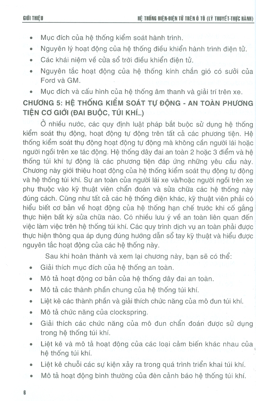 Hệ Thống Điện - Điện Tử Trên Ô Tô (Lý Thuyết - Thực Hành)