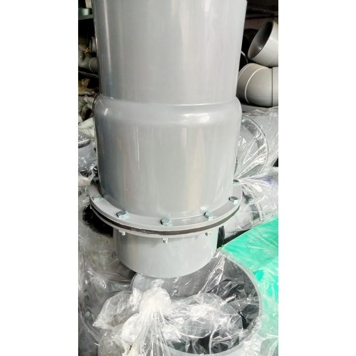 Luppe Van 1 chiều lưỡi gà 2 đầu ống 200 mm lá lật