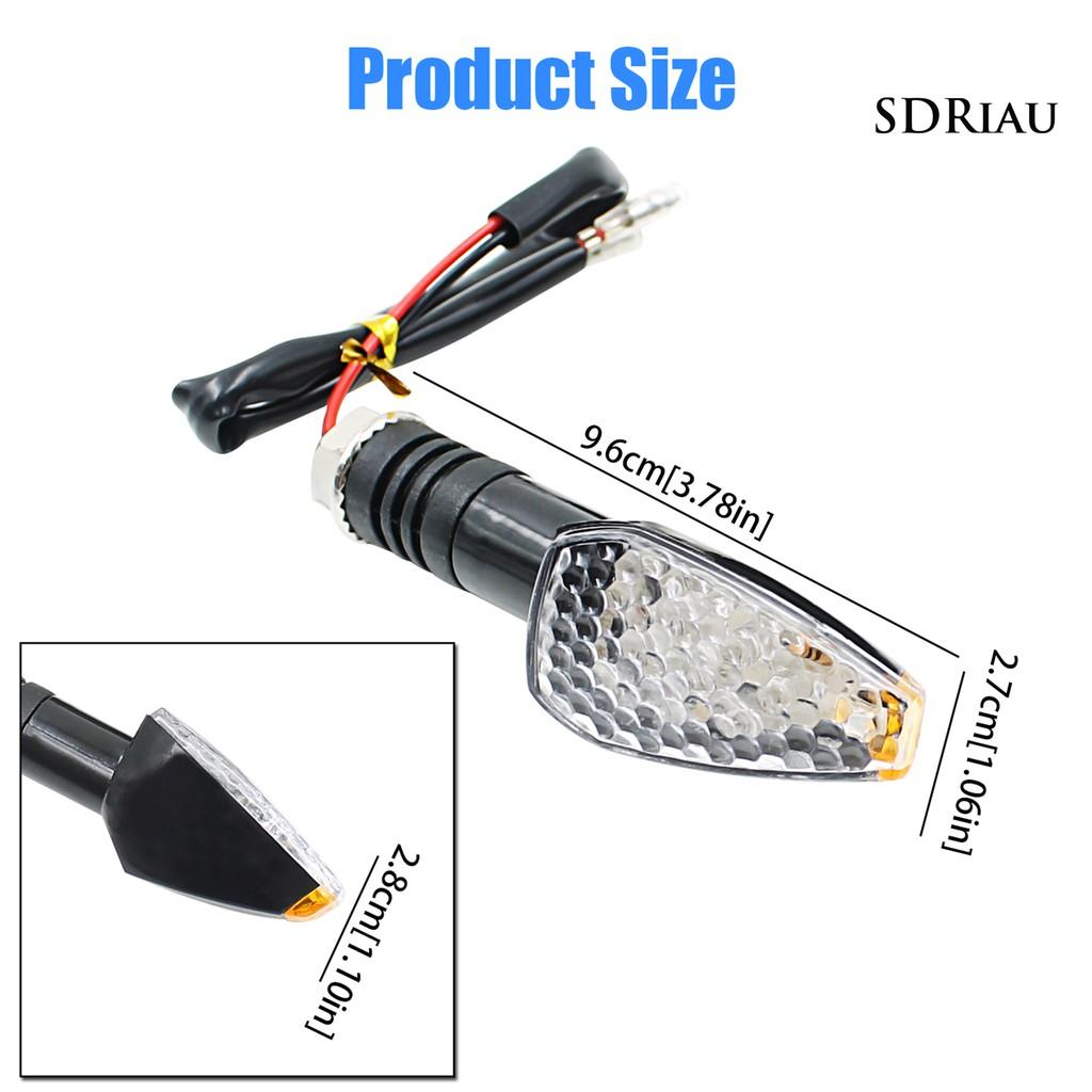 1 Cặp Đèn Led Tín Hiệu Xi Nhan Dạng Tổ Ong 12v Cho Xe Mô Tô