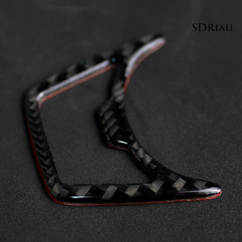 1 Cặp Sticker Sợi Carbon Dán Đèn Pha Xe Hơi Ford Mustang 2015-2019