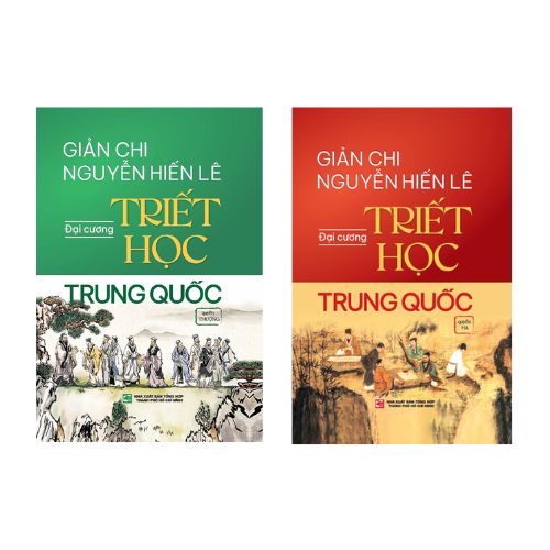 Sách Đại Cương Triết Học Trung Quốc (Hộp 2 Cuốn): Quyển Hạ + Quyển Thượng
