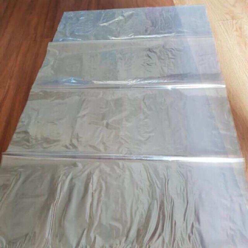 1kg túi bóng đựng hàng to, nilon bọc chăn đệm, lót bên trong bao tải 80x140 và 60x90