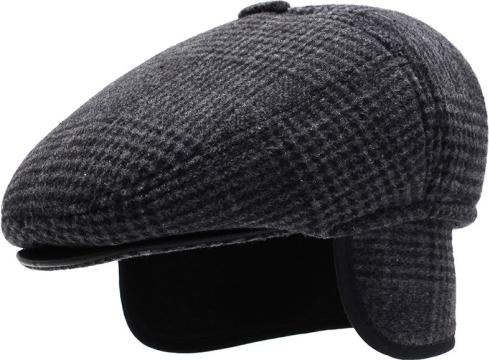 Mũ nồi – Nón beret kẻ caro có khuy thiết kế che tai ấm áp- Món quà ý nghĩa dành tặng người thân