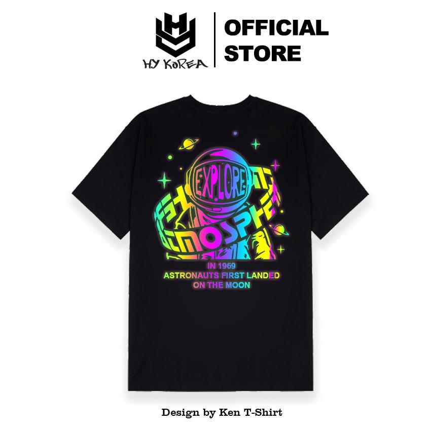 Áo Thun Phản Quang Phi Hành Gia 1969 Cotton 75% Form Rộng Unisex Nam Nữ Đẹp. KIS OFFICIAL