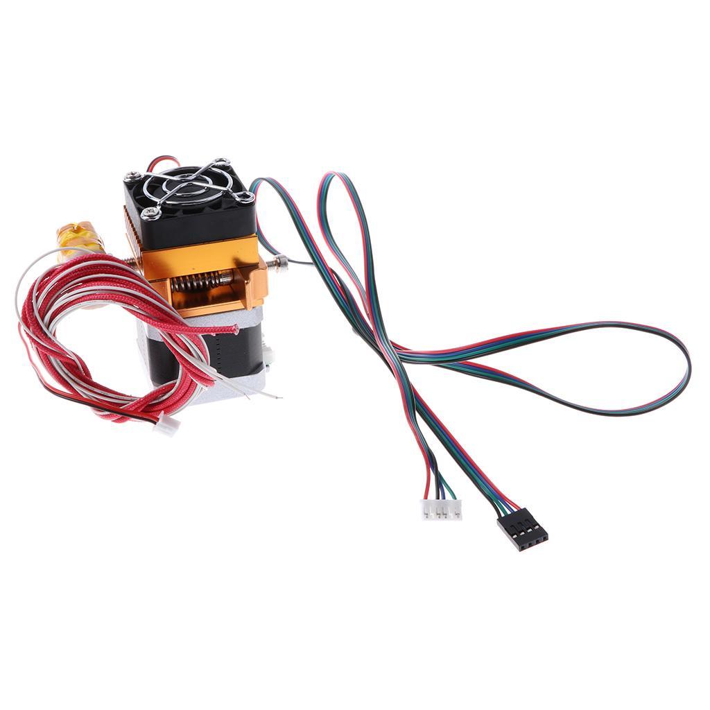 0.4mm Single Head MK8 Extruder Stepper Motor Fan Assembly For 3D Printer