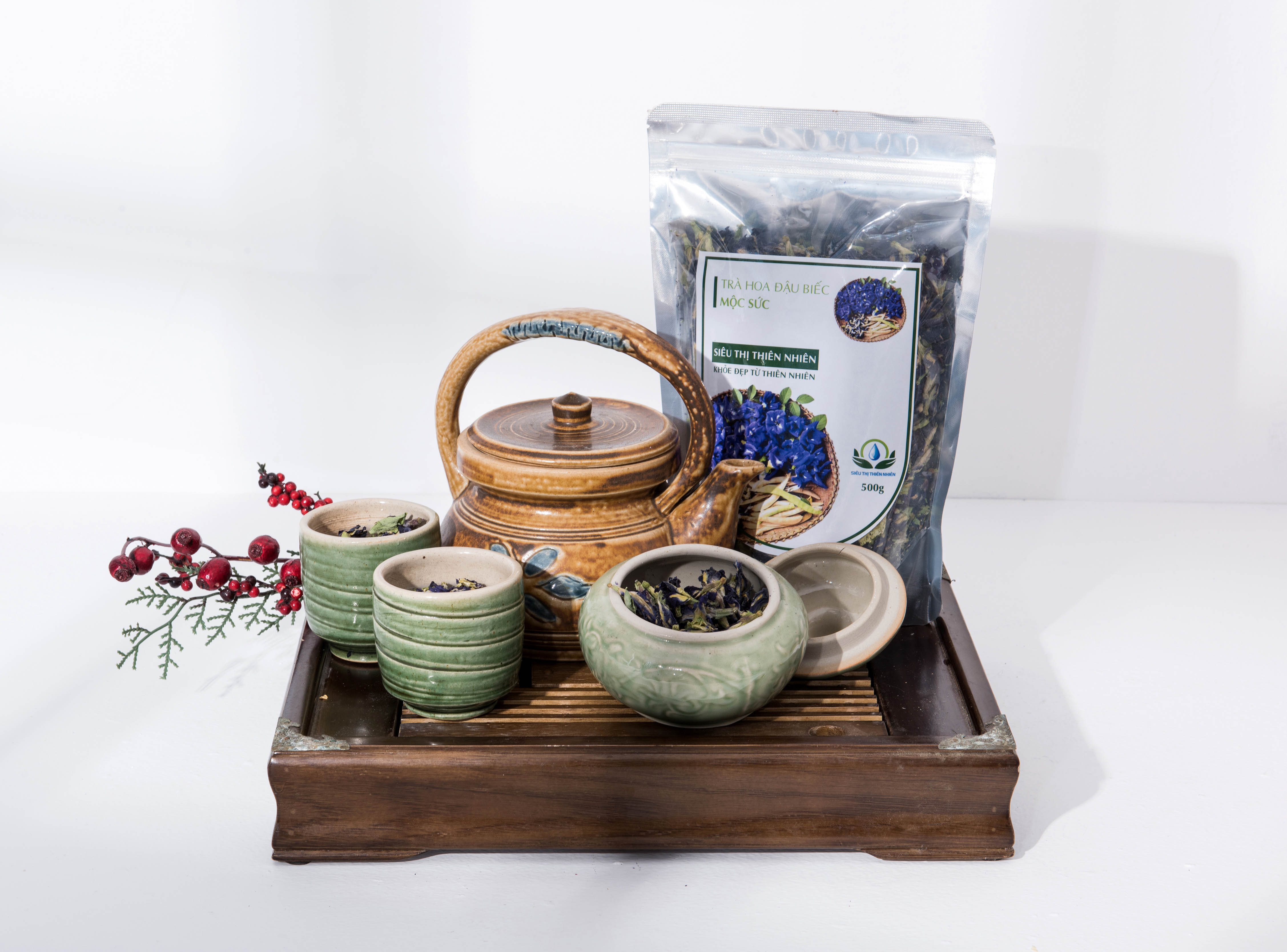 Trà Mộc Sắc Hoa Đậu Biếc 200g