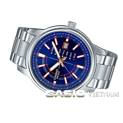 Đồng hồ Casio MTP-E128D-2AVDF dây kim loại