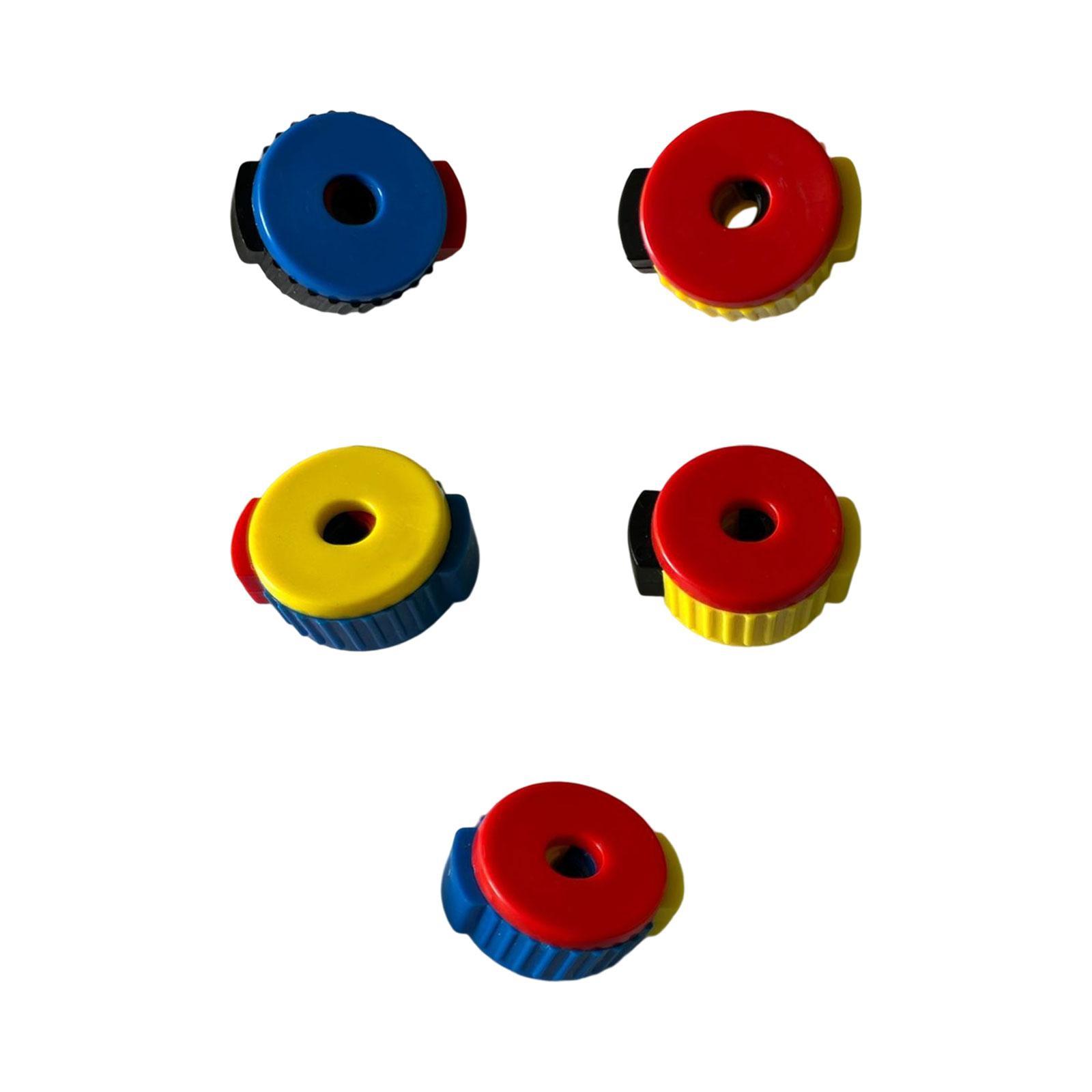 5 Pieces Cymbal Quick Release Nut Drum Set Buckle DIY Parts Accessories