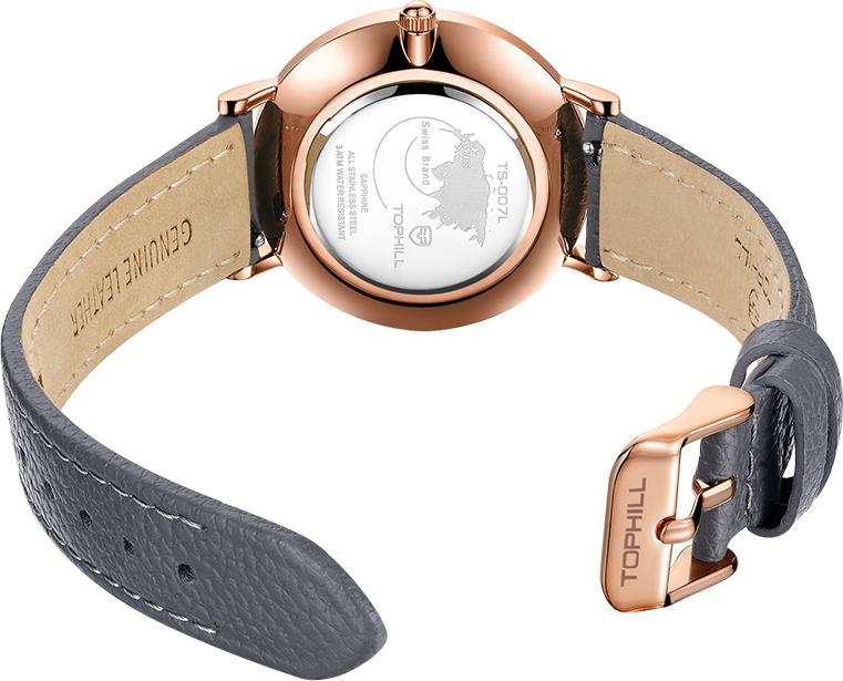 Đồng hồ nữ dây da chính hãng Thụy Sĩ TOPHILL TS007L.PA3252