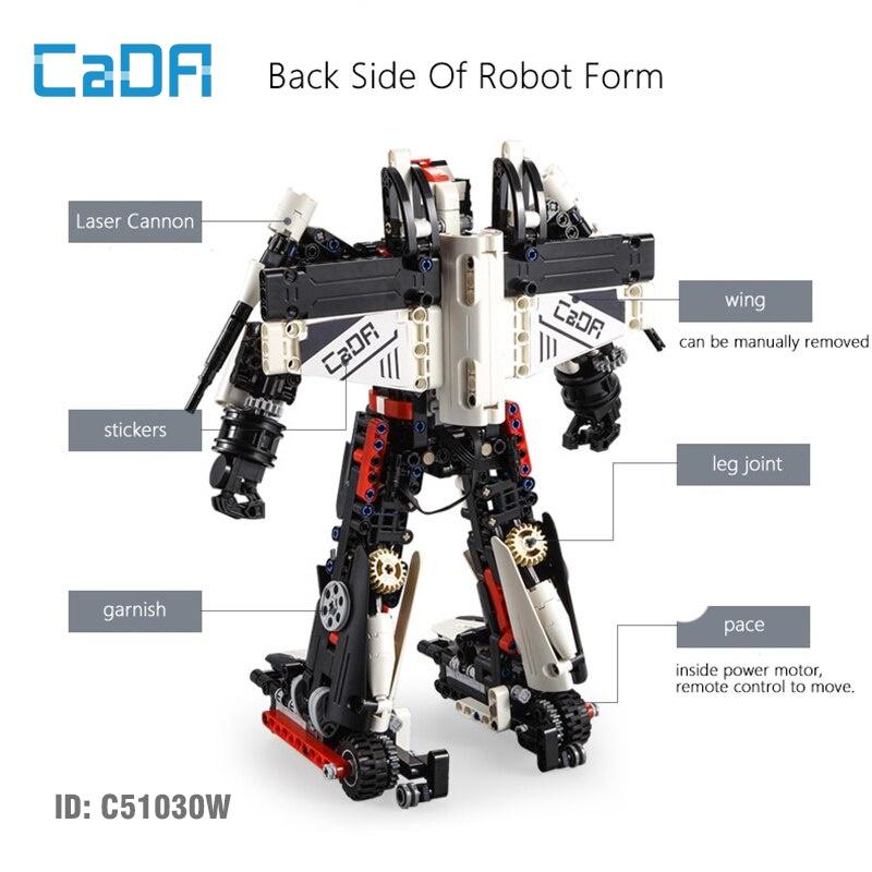 Đồ Chơi Lắp Ráp Điều Khiển Robot 2 Trong 1 F-15 Eaglebot – CADA C51030W