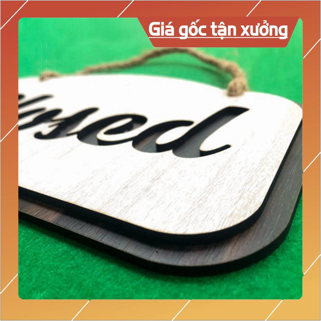 Bảng closed gỗ treo tường