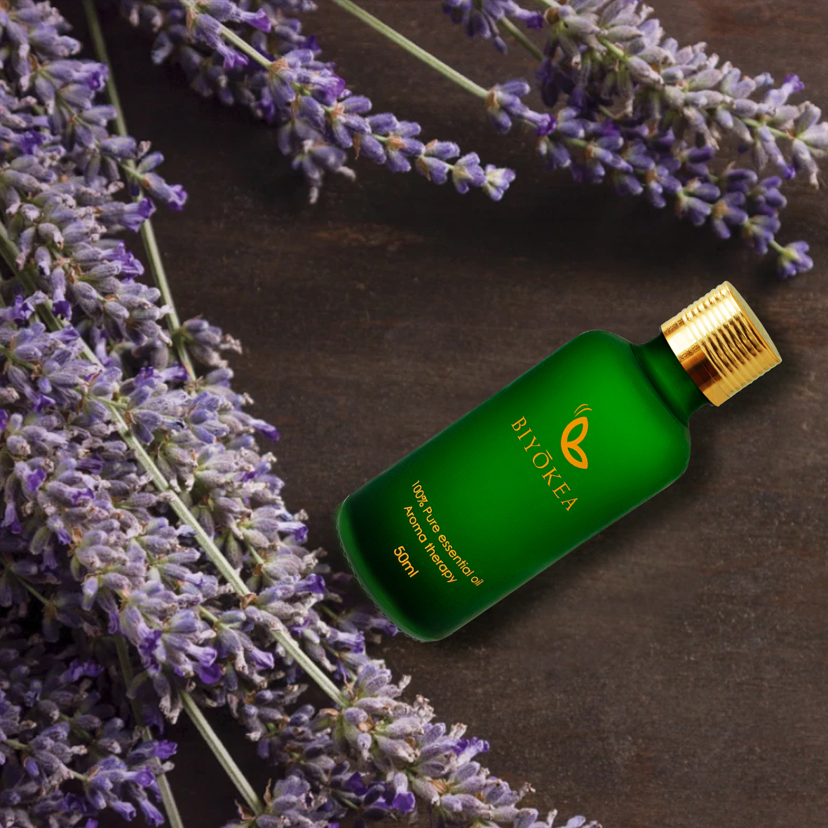 Tinh dầu Oải Hương (Lavender) xông hương thư giãn giảm stress, dễ ngủ 50ml Biyokea