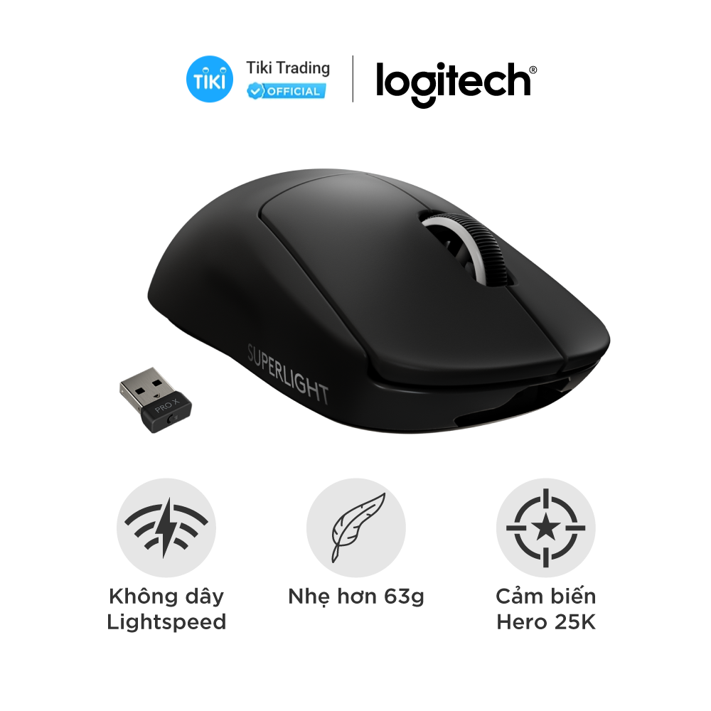 Chuột Logitech G Pro X Superlight - Hàng chính hãng