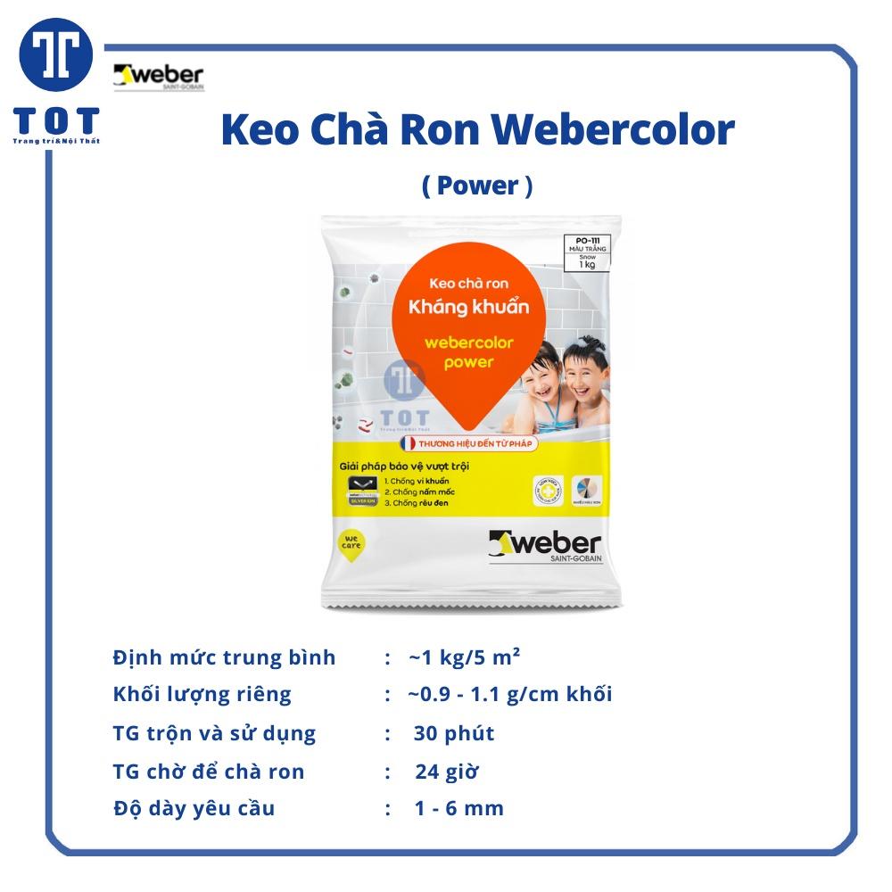 Keo Chà Ron Webercolor Power 3 Bảo Vệ Chuyên Dùng Cho Khu Vực Ẩm Ướt