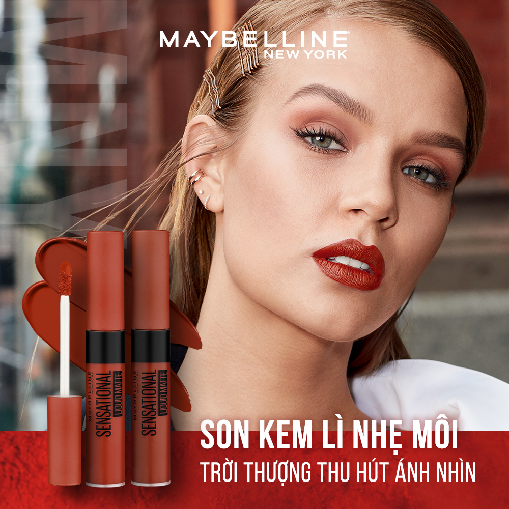 Son Kem Lì Nhẹ Môi Maybelline New York Sensational Liquid Matte Lipstick 7ml