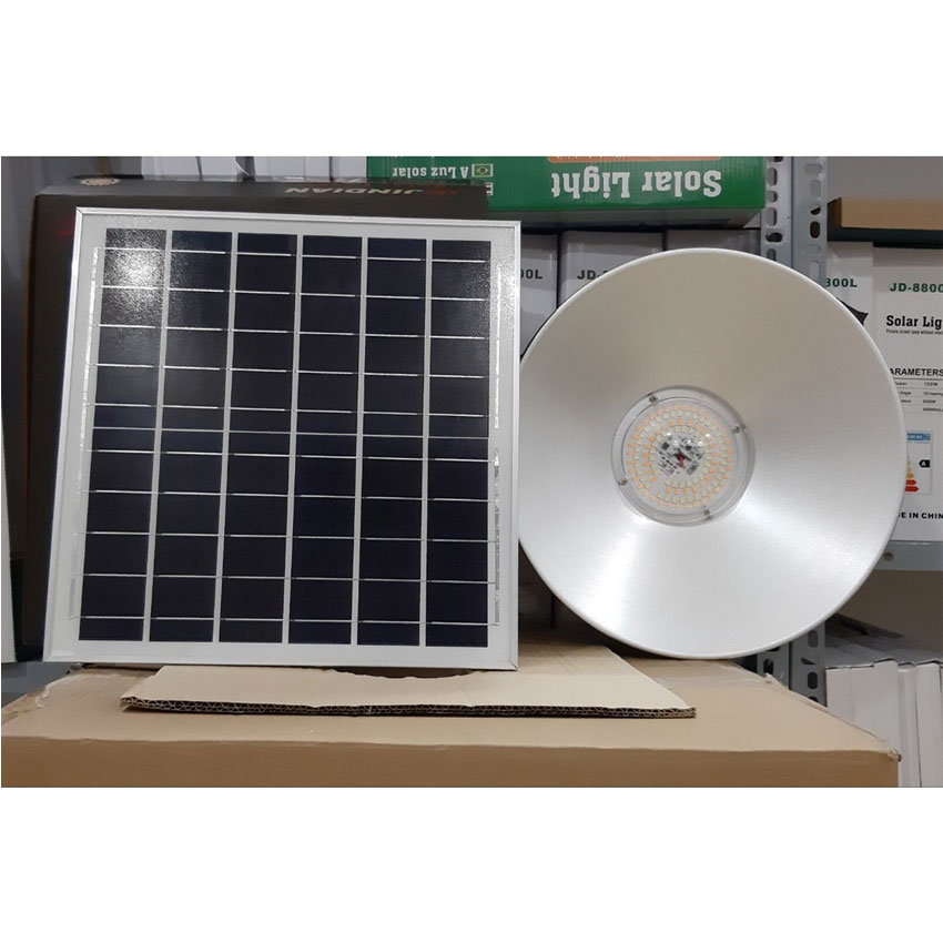 Đèn năng lượng mặt trời JD-6128 100W cho nhà xưởng