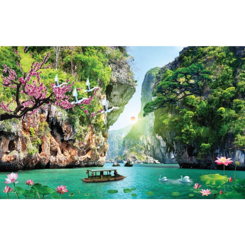 Tranh Dán Tường 3D Cao Cấp TGTV-5002