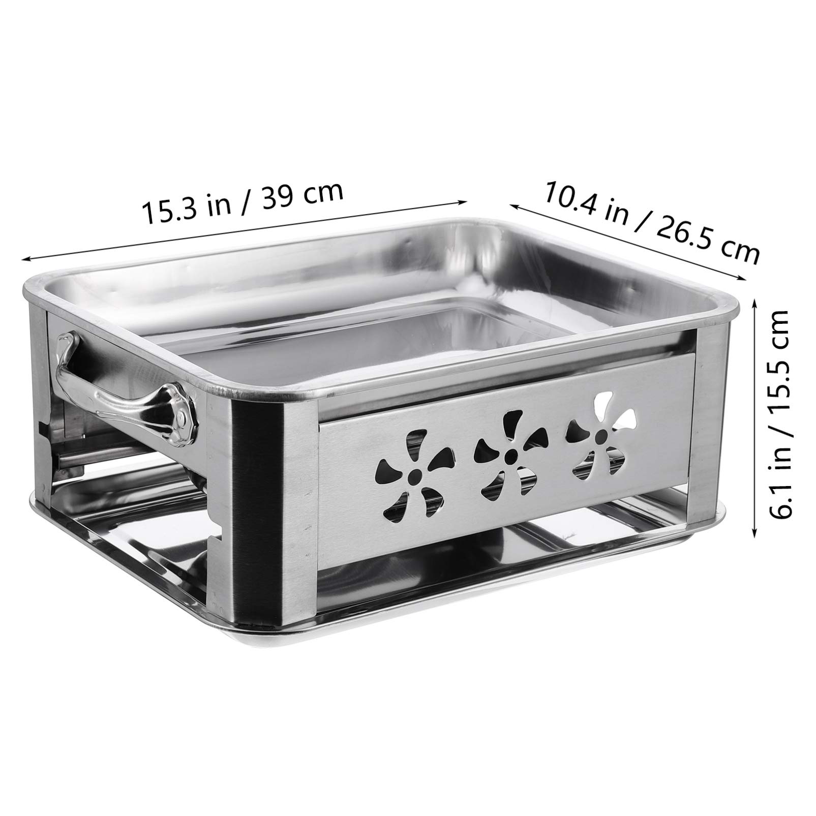 Bếp nướng than tại nhà thép không rỉ Stainless Steel Fish Grill Stove, Portable Barbecue Stove