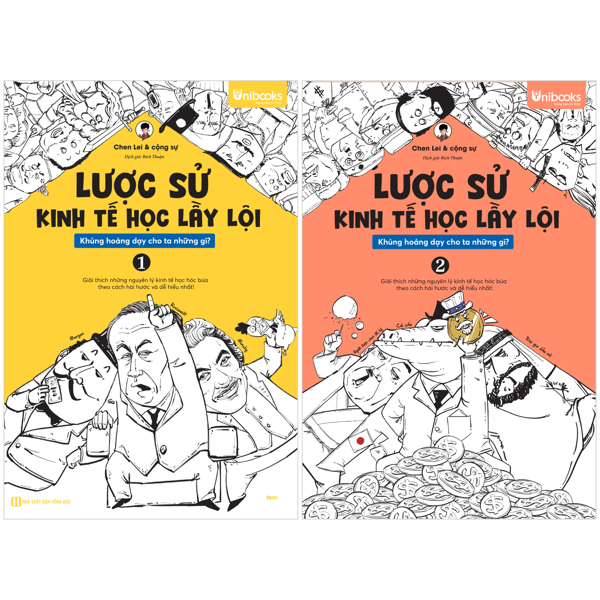 Sách - Combo Sách Lược Sử Kinh Tế Học Lầy Lội - Khủng Hoảng Dạy Cho Ta Những Gì? - Tập 1 + Tập 2 (Bộ 2 Tập)