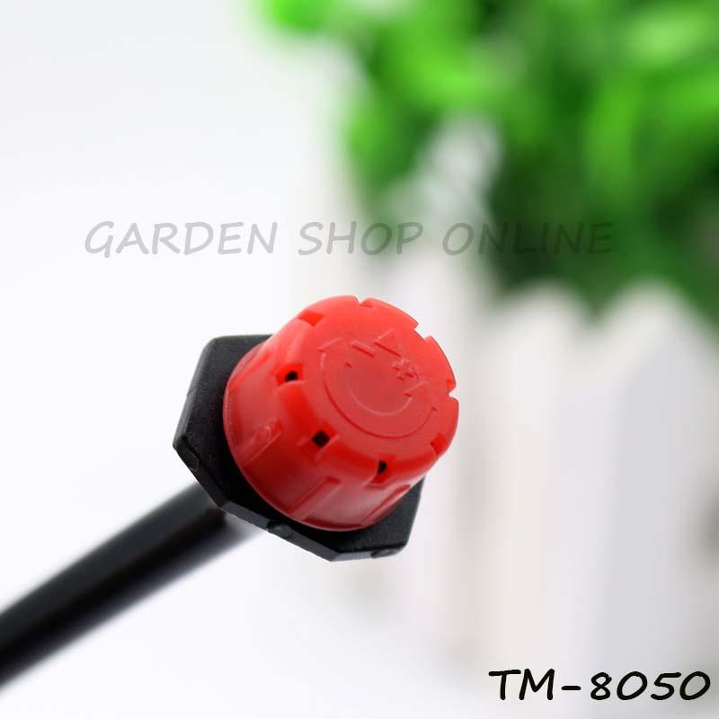 Combo 5 béc, 10 béc tưới gốc 8 tia có điều chỉnh được lưu lượng nước sử dụng cho ống 6mm, có thể dùng tưới nhỏ giọt