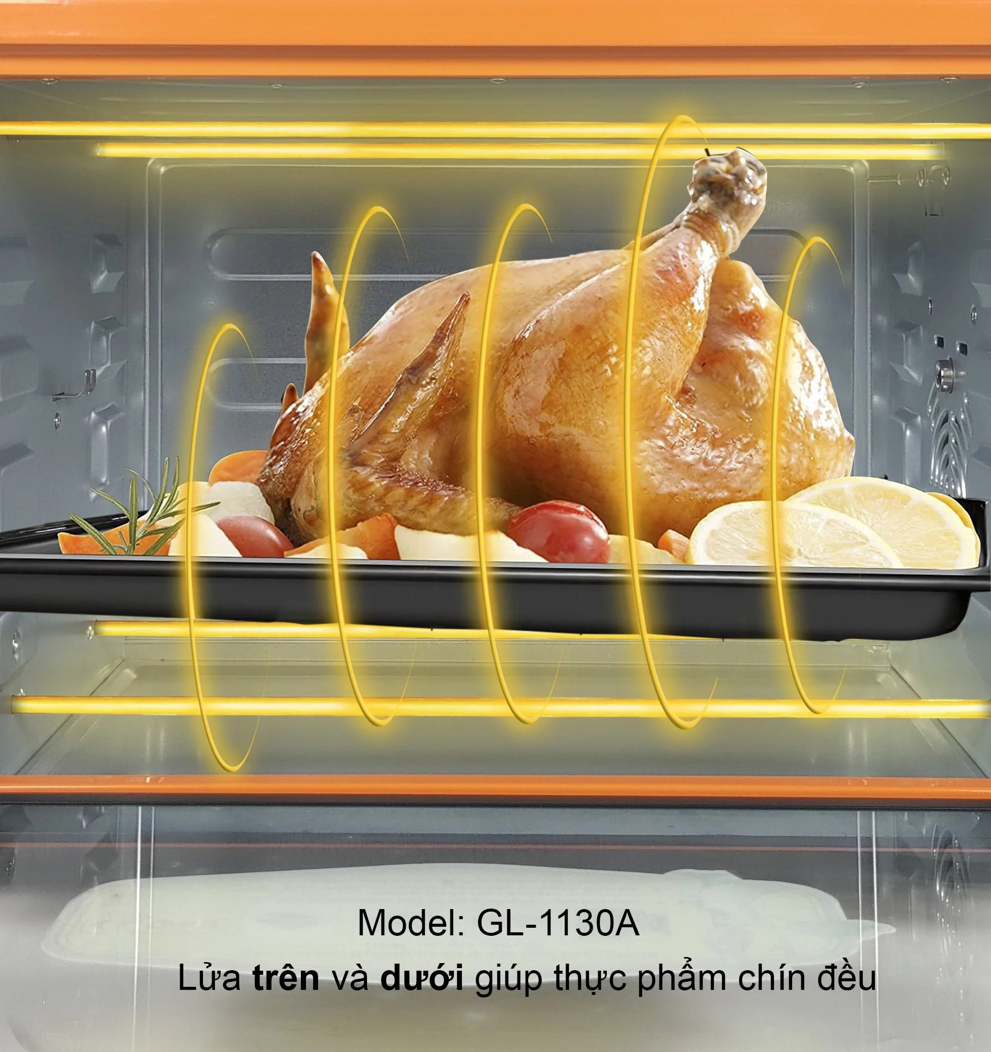 Lò nướng điện Gali GL-1130A 30 LÍT Hàng Chính Hãng