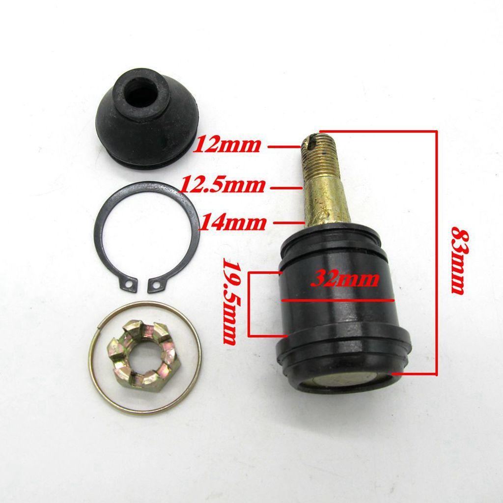 12mm Round Ball Joint Tie Rod End for 50-250cc Motorcycle Buggy ATV
