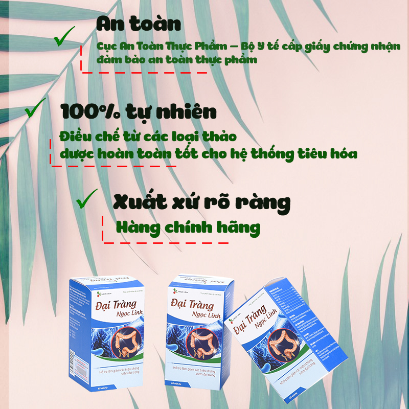 Đại Tràng Ngọc Linh - Hỗ trợ giảm các triệu chứng đau đại tràng