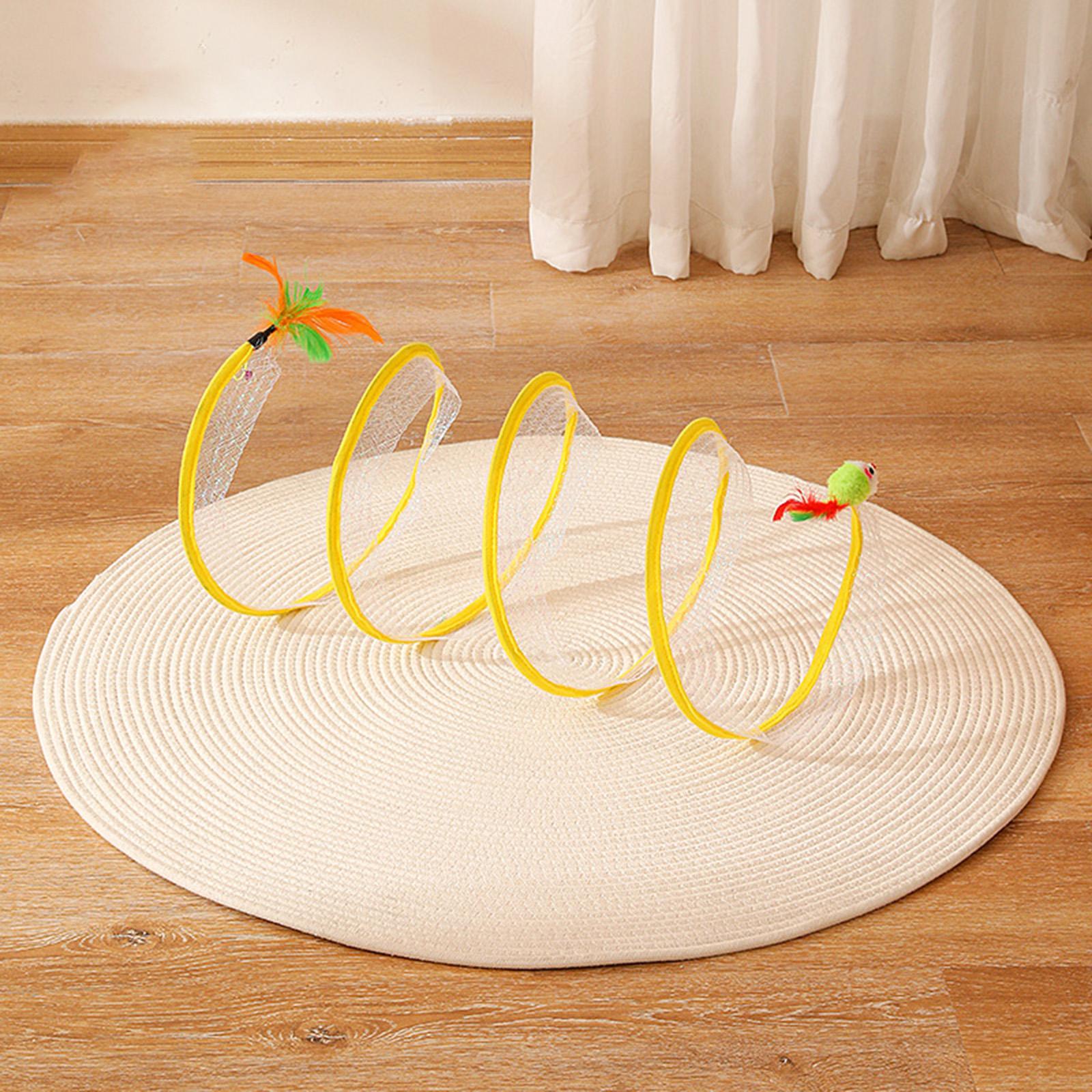 Cat Tunnel Tube Collapsible Small Animals Pet Toy Kitten Interactive Cat Toy