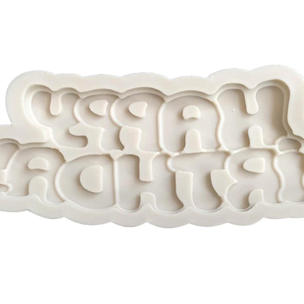 Birthday Model Silicon Mold Fondant Cake Decorating Tools Baking Mould DIY Craft For Party Decorations Birthday Gifts