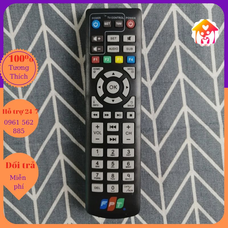 Điều Khiển Đầu Thu Truyền Hình FPT Play-Remote Truyền Hình FPT