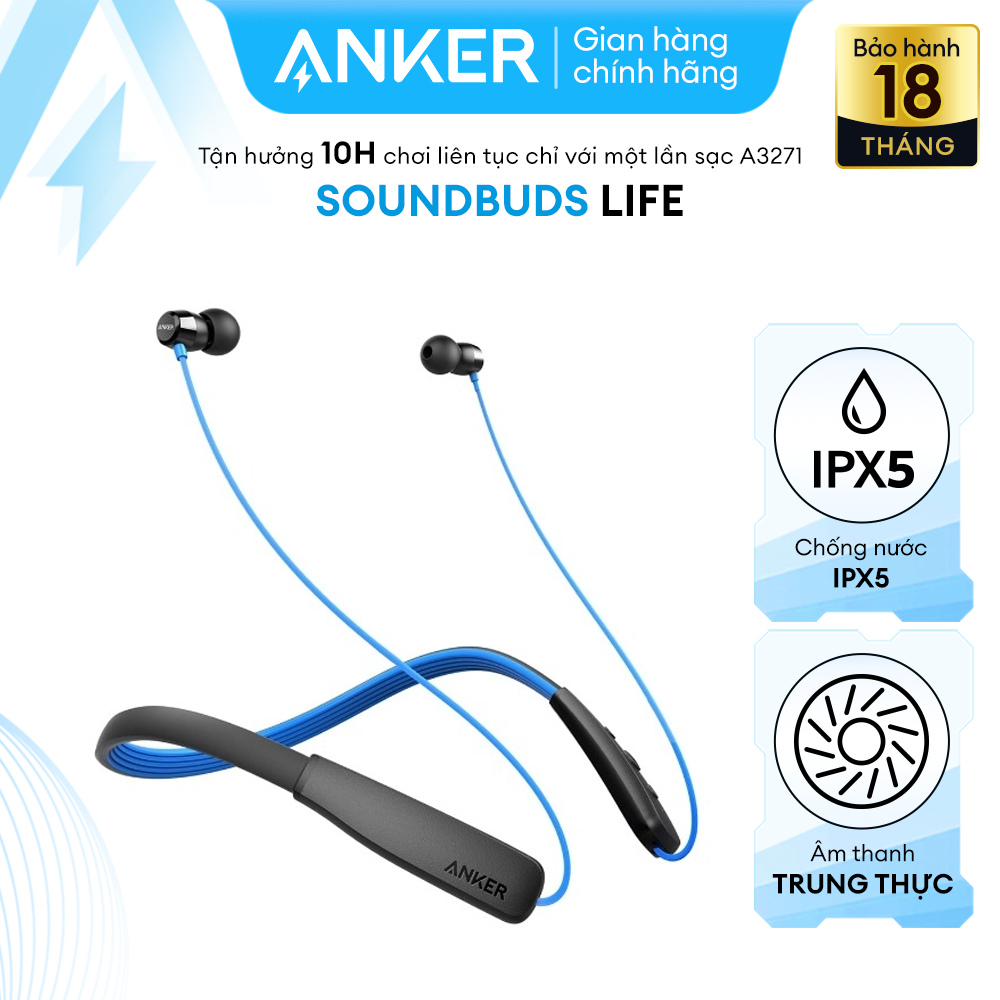 Tai nghe bluetooth ANKER SoundBuds Rise - A3271