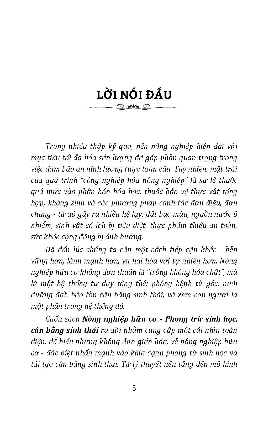 Nông Nghiệp Hữu Cơ - Phòng Trừ Sinh Học Cân Bằng Sinh Thái